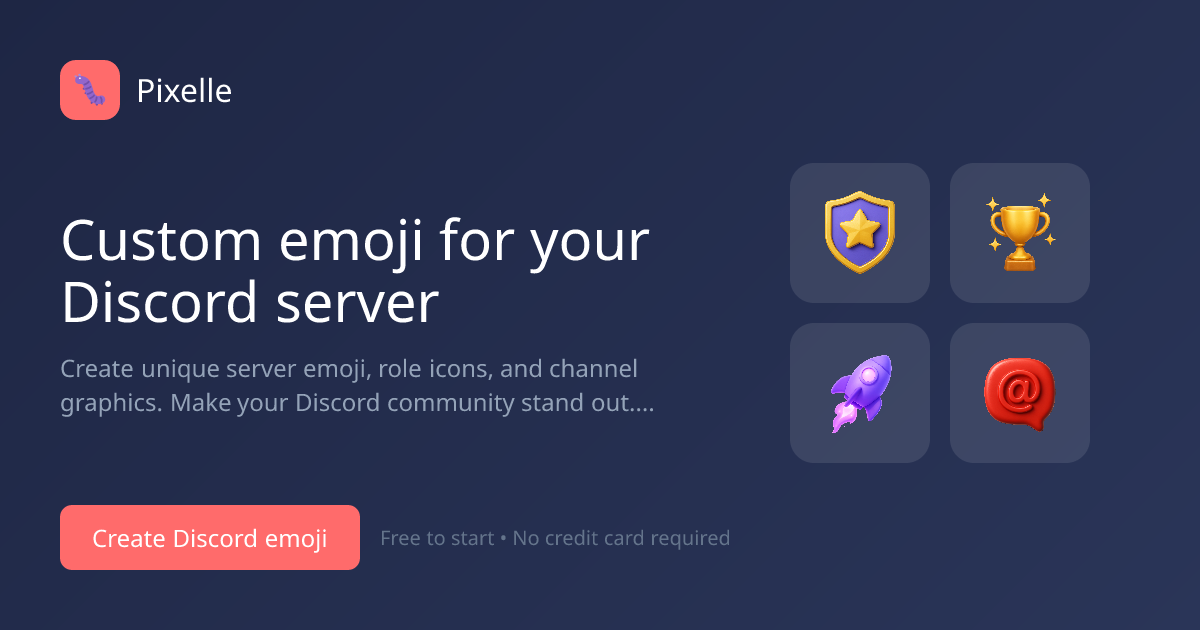 AI Discord Emoji & Icon Generator | Pixelle